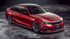 画像10: BMW 3シリーズ G20 G21 M-TECH Mスポーツ フロントバンパー用リップスポイラー 本物DryCarbon ドライカーボン (10)