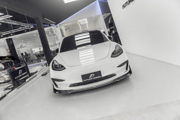 TESLA テスラ MODEL モデル 3 フロントバンパー用 スプリッター
