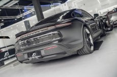 画像12: Porsche ポルシェ Taycan タイカン リア スポイラー 本物Drycarbon ドライカーボン (12)