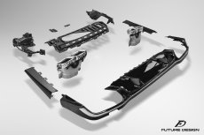 画像7: BENZ メルセデス・ベンツ Eクラス W213 前期車 セダン AMGリアバンパー用改造型 後期E63ルック ディフューザー セットマフラーカッター付き (7)