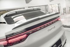 画像2:  PORSCHE ポルシェ Cayenne カイエン Coupe クーペ 9Y0 リアスポイラー 本物DryCarbon ドライカーボン (2)