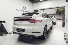 画像3:  PORSCHE ポルシェ Cayenne カイエン Coupe クーペ 9Y0 リアスポイラー 本物DryCarbon ドライカーボン (3)