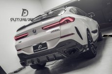 画像13: BMW Xシリーズ X6 G06 リアスポイラー 本物DryCarbon ドライカーボン (13)