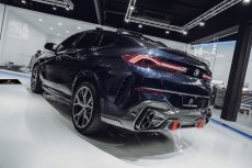 画像14: BMW Xシリーズ X6 G06 Mスポーツ リアバンパー用 GT ディフューザー 本物DryCarbon ドライカーボン (14)