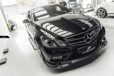 画像2: BENZ メルセデス・ベンツ E-Class クーペ C207 前期車 AMGフロント リップスポイラー 本物Drycarbon ドライカーボン A207 W207 (2)