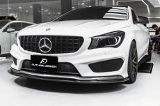 画像5: BENZ メルセデス・ベンツ CLA-Class W117 X117 C117 フロント用リップスポイラー 本物DryCarbon ドライカーボン (5)