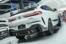 画像13: BMW Xシリーズ X6 G06 Mスポーツ リアバンパー用 GT ディフューザー 本物DryCarbon ドライカーボン (13)