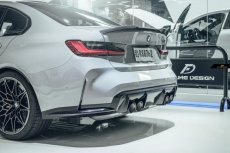 画像4: BMW 3シリーズ G80 M3 トランク用 リアスポイラー 本物DryCarbon ドライカーボン (4)