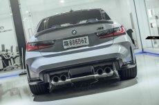 画像1: BMW 3シリーズ G80 M3 トランク用 リアスポイラー 本物DryCarbon ドライカーボン (1)