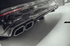 画像3: BENZ メルセデス・ベンツ Eクラス W213 前期車 セダン AMGリアバンパー用改造型 後期E63ルック ディフューザー セットマフラーカッター付き (3)