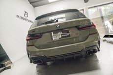 画像12: BMW 3シリーズ G20 G21 Mスポーツ M340i リアバンパー用 ディフューザー 本物DryCarbon ドライカーボン (12)