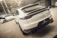 画像6:  PORSCHE ポルシェ Cayenne カイエン Coupe クーペ E3 9Y0 GT リアスポイラー 本物DryCarbon ドライカーボン (6)