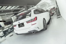画像7: BMW 3シリーズ G21 ツーリング GT リアスポイラー 本物DryCarbon ドライカーボン (7)