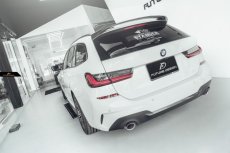 画像8: BMW 3シリーズ G21 ツーリング GT リアスポイラー 本物DryCarbon ドライカーボン (8)