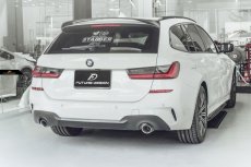 画像6: BMW 3シリーズ G21 ツーリング GT リアスポイラー 本物DryCarbon ドライカーボン (6)