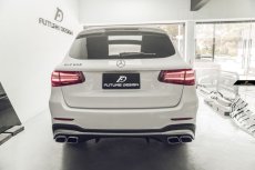 画像1: BENZ メルセデス・ベンツ GLC-Class 後期車 W253 SUV AMGバンパー用 改造 GLC63仕様 リアディフューザー マフラーカッター　 (1)