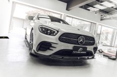 画像3: BENZ メルセデス・ベンツ E-Class W213 S213 後期車 AMGフロントバンパー用リップスポイラー 本物DryCarbon ドライカーボン (3)