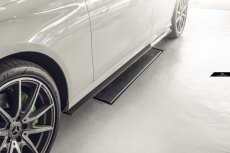 画像1: BENZ メルセデス・ベンツ E-Class W213 S213  AMGバンパー用 サイドスカート 本物DryCarbon ドライカーボン (1)