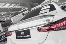 画像1: BENZ メルセデス・ベンツ E-Class W213 トランク用 リア スポイラー 本物DryCarbon ドライカーボン  (1)