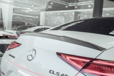 画像3: BENZ メルセデス・ベンツ CLS-Class W257 C257 クーペ トランク用リアスポイラー 本物DryCarbon ドライカーボン AMG (3)