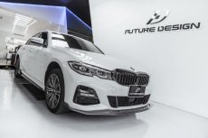 画像4: BMW 3シリーズ G20 G21 M-TECH Mスポーツ フロントバンパー用リップスポイラー 本物DryCarbon ドライカーボン (4)