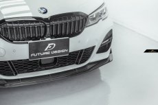 画像3: BMW 3シリーズ G20 G21 M-TECH Mスポーツ フロントバンパー用リップスポイラー 本物DryCarbon ドライカーボン (3)