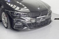 画像14: BMW 3シリーズ G20 G21 M-TECH Mスポーツ フロントバンパー用リップスポイラー 本物DryCarbon ドライカーボン (14)