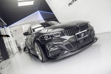 画像12: BMW 3シリーズ G20 G21 M-TECH Mスポーツ フロントバンパー用リップスポイラー 本物DryCarbon ドライカーボン (12)