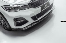 画像9: BMW 3シリーズ G20 G21 M-TECH Mスポーツ フロントバンパー用リップスポイラー フォージドカーボン 本物DryCarbon ドライカーボン (9)