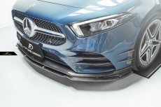 画像14: BENZ メルセデス・ベンツ Aクラス W177 AMGフロントバンパー用カーボンリップスポイラー 本物Drycarbon Stage2 (14)