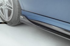 画像8: BENZ メルセデス・ベンツ A-Class W177 AMGサイドステップ用スカート スポイラー 本物Drycarbon ドライカーボン (8)