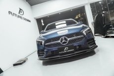 画像13: BENZ メルセデス・ベンツ W177 Aクラス AMGフロント用FDGT 6ピース カーボン スプリッター セット A180 A200 A35 カナード  (13)