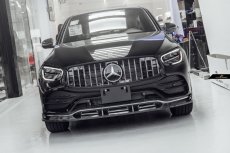 画像13: BENZ メルセデス・ベンツ GLC X253 C253 SUV クーペ 後期車 フロントバンパー用 リップスポイラー 本物Dry Carbon ドライカーボン (13)