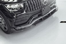 画像15: BENZ メルセデス・ベンツ GLC X253 C253 SUV クーペ 後期車 フロントバンパー用 リップスポイラー 本物Dry Carbon ドライカーボン (15)