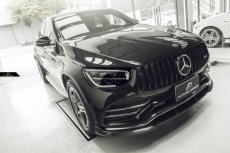 画像17: BENZ メルセデス・ベンツ GLC X253 C253 SUV クーペ 後期車 フロントバンパー用 リップスポイラー 本物Dry Carbon ドライカーボン (17)