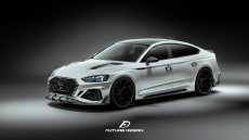 画像17: AUDI RS5 SportBack スポーツバック フロント グリルスプリッター 本物DryCarbon ドライカーボン (17)