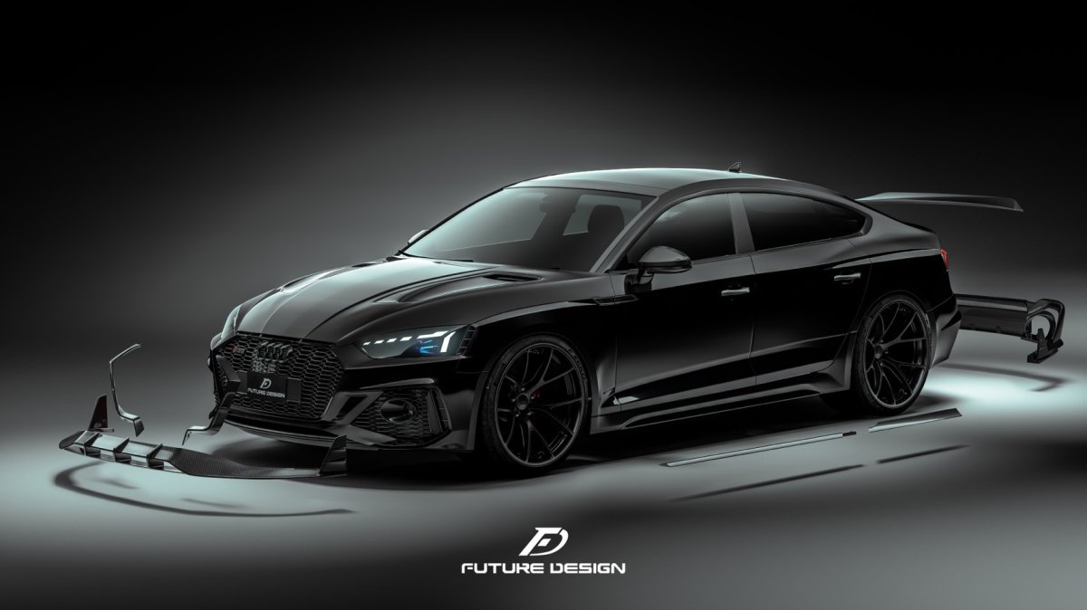 画像7: AUDI A5 S5 RS5 SportBack スポーツバック リアスポイラー 本物DryCarbon ドライカーボン (7)