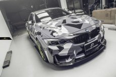 画像2: BMW 4シリーズ F82 F83 M4 フロントバンパー用 リップスポイラー 本物DryCarbon ドライカーボン (2)