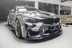 画像5: BMW 4シリーズ F82 F83 M4 フロントバンパー用 リップスポイラー 本物DryCarbon ドライカーボン (5)