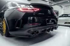 画像15: BENZ メルセデス・ベンツ CLS-Class C257 W257 CLS53専用 リアディフューザー スポイラー 本物DryCarbon ドライカーボン  (15)