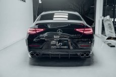 画像14: BENZ メルセデス・ベンツ CLS-Class C257 W257 CLS53専用 リアディフューザー スポイラー 本物DryCarbon ドライカーボン  (14)