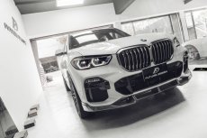 画像7: BMW Xシリーズ X5 G05 Mスポーツ フロントバンパー用リップスポイラー 本物DryCarbon ドライカーボン (7)