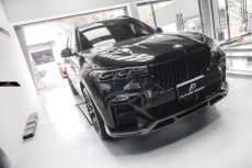 画像6: BMW Xシリーズ X7 G07 前期用 Mスポーツ フロントバンパー用リップスポイラー 本物DryCarbon ドライカーボン (6)