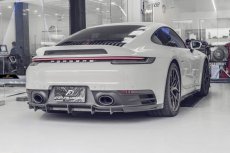 画像3: ポルシェ 911 992 Carrera 用 リア ディフューザー 本物Drycarbon ドライカーボン  (3)