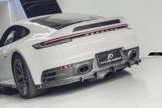 画像5: ポルシェ 911 992 Carrera 用 リア ディフューザー 本物Drycarbon ドライカーボン  (5)