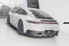 画像4: ポルシェ 911 992 Carrera 用 リア ディフューザー 本物Drycarbon ドライカーボン  (4)