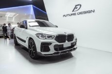 画像14: BMW Xシリーズ X6 G06 Mスポーツ サイドスカート 本物DryCarbon ドライカーボン (14)