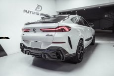 画像18: BMW Xシリーズ X6 G06 Mスポーツ リアバンパー用 GT ディフューザー 本物DryCarbon ドライカーボン (18)