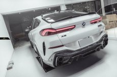 画像17: BMW Xシリーズ X6 G06 Mスポーツ リアバンパー用 GT ディフューザー 本物DryCarbon ドライカーボン (17)