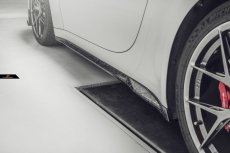 画像8: ポルシェ 911 992 Carrera サイド スカート 本物Drycarbon ドライカーボン  (8)
